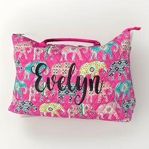SazyBee large tote shoulder bag Personalized Name Evelyn